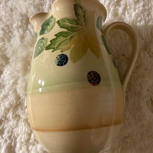 Ceramiche Alfa Hand Painted Italian Pottery Vase Pitcher